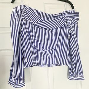 Zara off the shoulder Crop Top